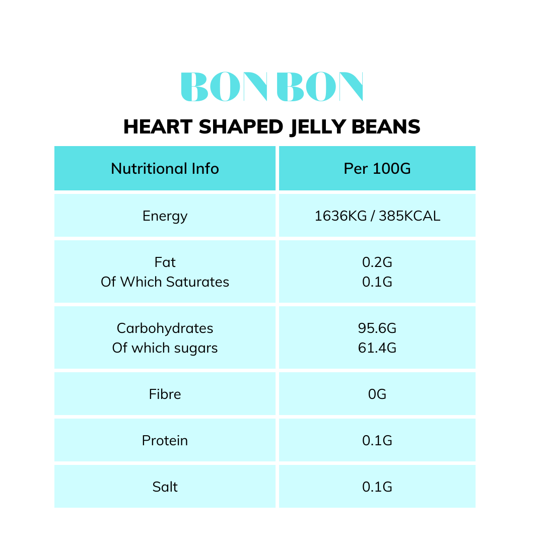Love Heart Shaped Jelly Beans